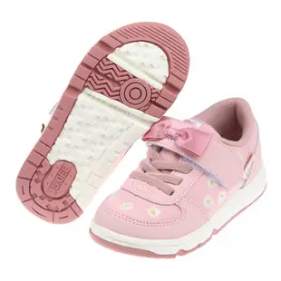 童鞋(15~19公分)Moonstar日本Carrot小雛菊粉色兒童機能運動鞋I2G044G