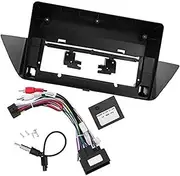 Szwaldaper Car Dash Installation Kit 10.1 Inch Audio Radio Stereo FasciaFrame 2DIN Dash Panel Frame, for X1 E83 2010‑2014 Car Radio Dashboard Panel