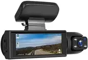 1080P WiFi Dual Camera Dash Cam for Cars Front Inside Car Camera with IR Night Driving Wide Recording Vision Loop Angle Recorder