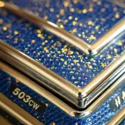 Hasselblad 500 501 503 C/CM/CW/CXI Series Golden Blue Lizard Skin Cover---AMANDA