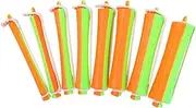 LALAFINA Curling Rod 8 Set 80pcs Double Hair Styling Curlers Salon Home Use Easy to Carry Made of Material