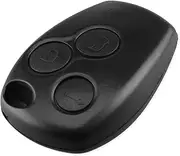 FLJKCT Car Key Shell 3 Button Remote Key Shell Case Without Blade,for Renault Logan Sandero Clio Fluence Vivaro Master Traffic