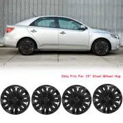 15" 4Pcs Wheel Covers Hub Caps 14 Spoke Fit R15 Tire & Steel Rim For Kia Forte (for: Kia)