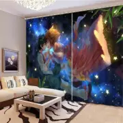 Relationship Starry 3D Curtain Blockout Photo Printing Curtains Drape Fabric