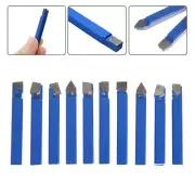 High Performance 10Pcs Carbide Lathe Tool Bit Set for Bed Turning Tool