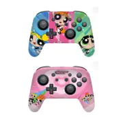 THE POWERPUFF GIRLS GRAPHICS VINYL SKIN DECAL FOR NINTENDO SWITCH PRO CONTROLLER