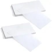 Pndeyo 140pcs End Papers for Hair Perm, Disposable Thin Salon Hair Perm Papers, High Temperature Resistance Curling Tissue Styling Accessories for Cold and Hot Perms- White
