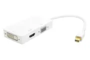 Mini DisplayPort to HDMI, DVI, and VGA (3-in-1) Adapter, (5446)