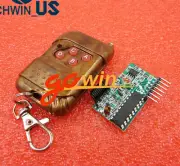 2PCS IC2262/2272 4 channel wireless remote control kits 4 key 433MHZ new L3US