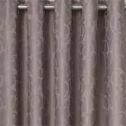 Seville Blockout Eyelet Curtain 220cm & 250cm Drop