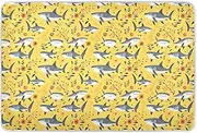 Cartoon Sweet Fish sea Yellow Bed Underpads Waterproof Washable Bed Wetting Sheet Leakproof Quick Drying Toddler Bedding Products for Kids Bedwetting , 52" L x 34" W