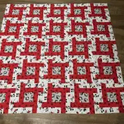 Mickey And Minnie Mouse Unfinished Quilt Top. $75. Measures Approx 60x60