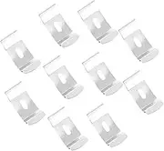PRETYZOOM 10Pcs Louver Curtain Brackets Fixation Support for Vertical Blinds Minimalist Design for Home Office Use Secure Installation