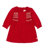 [Tartine et Chocolat] Tartine et Chocolat Baby embroidered dress M 18 red