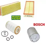 Tune Up Kit Oil Air and Fuel Filters for Mercedes-Benz G55 AMG 2003-2004