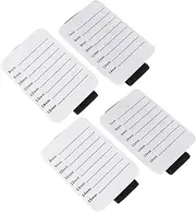 VALICLUD 4Pcs Eyelash Extension Pallet with Hand Strap Lash Tray for Easy Application for Home Salon Use for Beginners Professionals