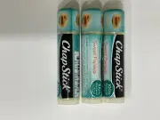 3 Tubes Sealed New Chapstick Sweet Papaya Lip Balm .15 Oz (Brand New)