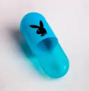 500 x Empty Gelatin Capsules Size 0 Joined - Blue Play caps