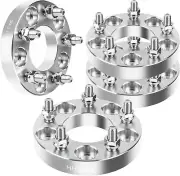 HHCSOP 5x4.5 1" Wheel Spacers, 4PCS 5x114.3mm Wheel Adapters with 1/2"-20 Studs