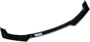 Front Lip Splitter 3 Stage Compatible for Honda Civic 2016 2017 2018 2019 2020(Pair Glossy Black)