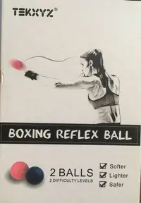 在飛比找Yahoo!奇摩拍賣優惠-tekxyz  頭戴式拳擊反應球boxing reflex 