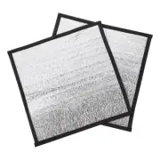 2 Pcs Tank Terrarium Warmer Turtle Reflective Film Reptile Heating Mat
