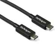StarTech 0.8m/2.7ft Thunderbolt 3 to Thunderbolt 3 Cable, 40Gbps - TBLT34MM80CM