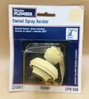 Master Plumber Swivel Spray Aerator #223057, Swivels 360 Degrees, BRAND NEW