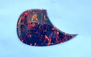 Genuine Celluloid Acoustic Guitar Pickguard Tortoise Adhesive MARTIN OM style