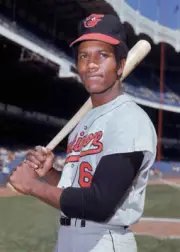 Paul Blair of the Baltimore Orioles poses for a portrait Old Photo 1