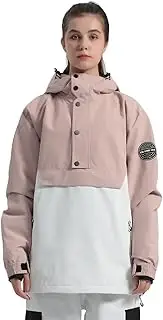 GSOU SNOW Women Ski Jacket Snow Coat Waterproof Windproof Snowboarding Jacket Coat Insulated Warm Winter