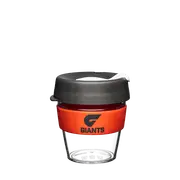 GWS Giants AFL Clear Plastic KeepCup