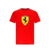 Ferrari Youth Big Shield Tee - Red