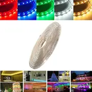 7M 24.5W Waterproof IP67 SMD 3528 420 LED Strip Rope Light Christmas Party Outdoor AC 220V 837 WARM WHITE
