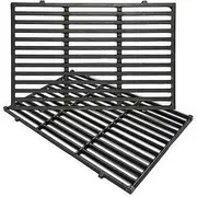 Hongso 19.5" Grill Parts Grates Replacement for Weber 7524, 7528, Genesis 300 E/S 310 320 330 EP310 EP320 EP330 Gas Grill (2007-2016 ONLY), Cast Iron Cooking Grid Grates 19.5" x 12.9" x 0.5"
