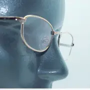 Sweet Gold Frame Simple Style Reading Glasses +1.00 Lens