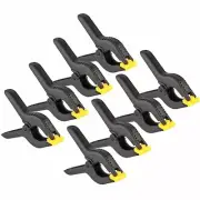 8 Pcs 6" inch Heavy Duty Plastic Spring Clamps Tips Tool Clip 2.5" Jaw Opening