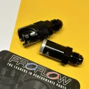 Proflow PFEQR101-06B 6AN JIC male Dry break quick release Black