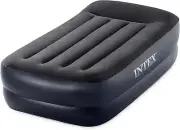 Intex Dura Beam Plus Pillow Raised Airbed Mattress with Built in Pump, Twin