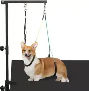 Dog Grooming Arm - 35" Dog Grooming Table Arm with Clamp and Post, Loop Noose