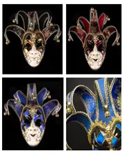 Theatre Masquerade Costume Full Face Mask