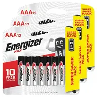 在飛比找森森購物網優惠-【Energizer 勁量】3倍電量MAX鹼性4號AAA電池