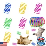ISMARTEN Cat Spring Toys 60 Pack, Colorful Springs Cat Toys Interactive Cat T