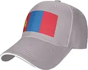 [SSIULUS] Mongolian Flag Casquette Cap Hats,Trucker,Baseball Cap with Snapback,Perfect for Summer,Golf