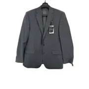 Lauren Ralph Lauren, Classic-Fit Ultraflex Suit Jacken Grey/Blue Plaid 44L NWT