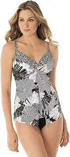 [Miraclesuit] Women's Swimwear Love Knot Sweetheart Neckline Underwire Bra Tankini Bathing Suit Top