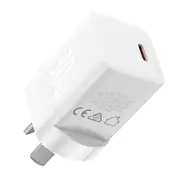 Baseus GaN5 Fast Charger(mini) 1C 30W AU (White)