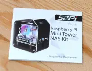 Mini Tower NAS Kit for Raspberry Pi 4B 0.96" Screen Display 52Pi