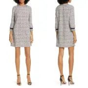 NWT Ted Baker sz 2 (Ted 0) Karleen triangle print polyester shift dress $295