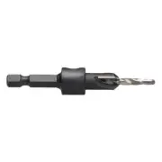 P&N 107DC0012 Quickbit 12G 5/32" Pilot Drill Bit & Countersink 1/4" Shank - TCT